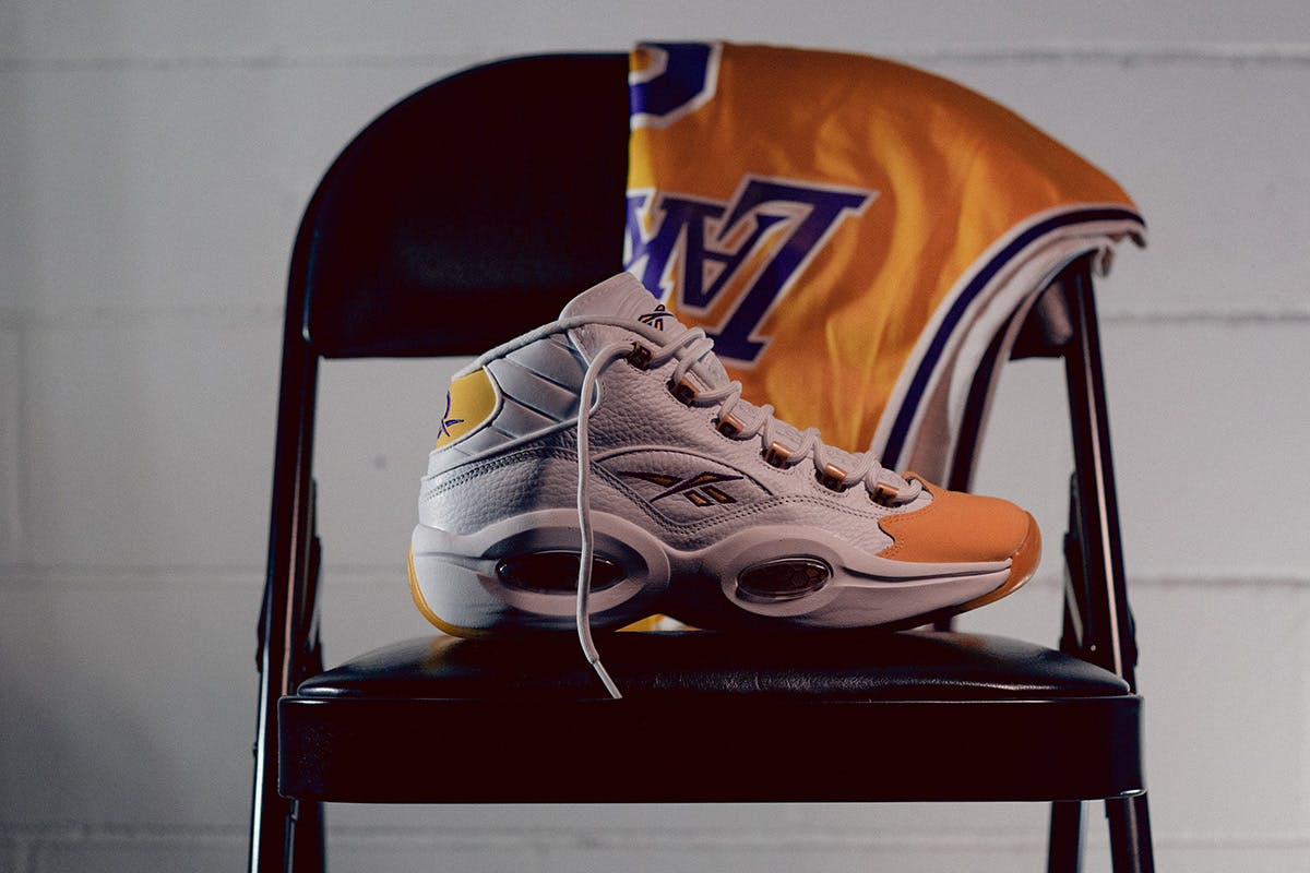 reebok question yellow